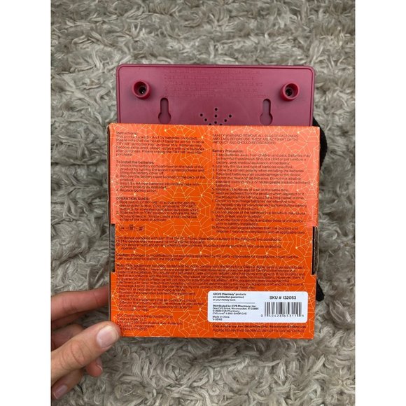 Skeleton Halloween Animated Wall Hanging Phone (Spooky Village) - Picture 4 of 6